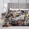 Sturniolo Triplets Flannel Blanket Music Super Soft Throw Blanket for Couch Bed Travel Funny Bedspread Sofa Bed Cover 4