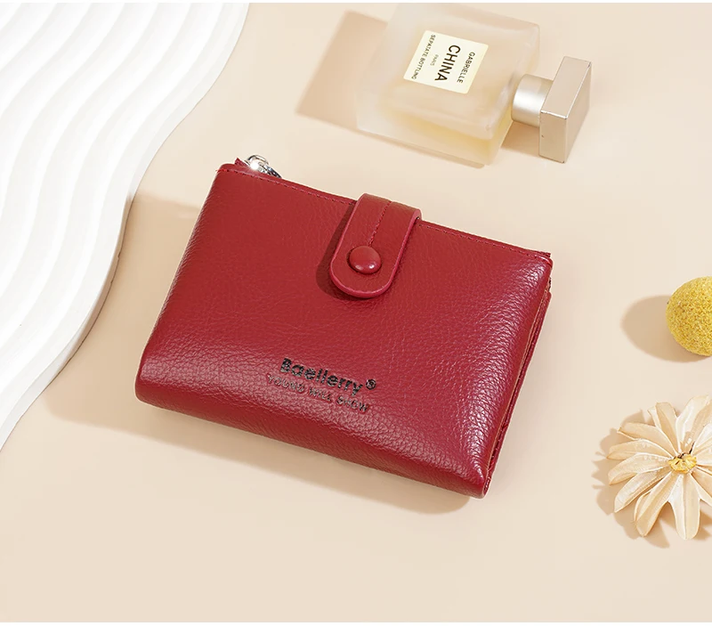 Baellerry Neue Doppel-reißverschluss Frauen Geldbörsen Einfache Schnalle Weibliche Geldbörsen Große Kapazität Karte Halter Brieftasche Für Mädchen – Detail 20