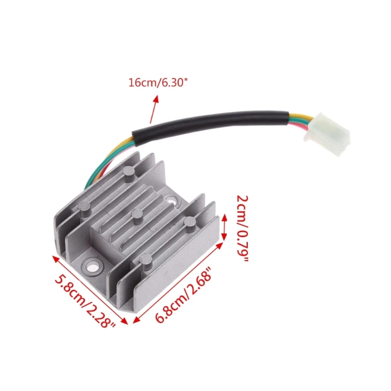 GY6 4Wire 12V 50cc 125cc 150cc 스쿠터 모페드 ATV Dropship용 전압 조정기 정류기