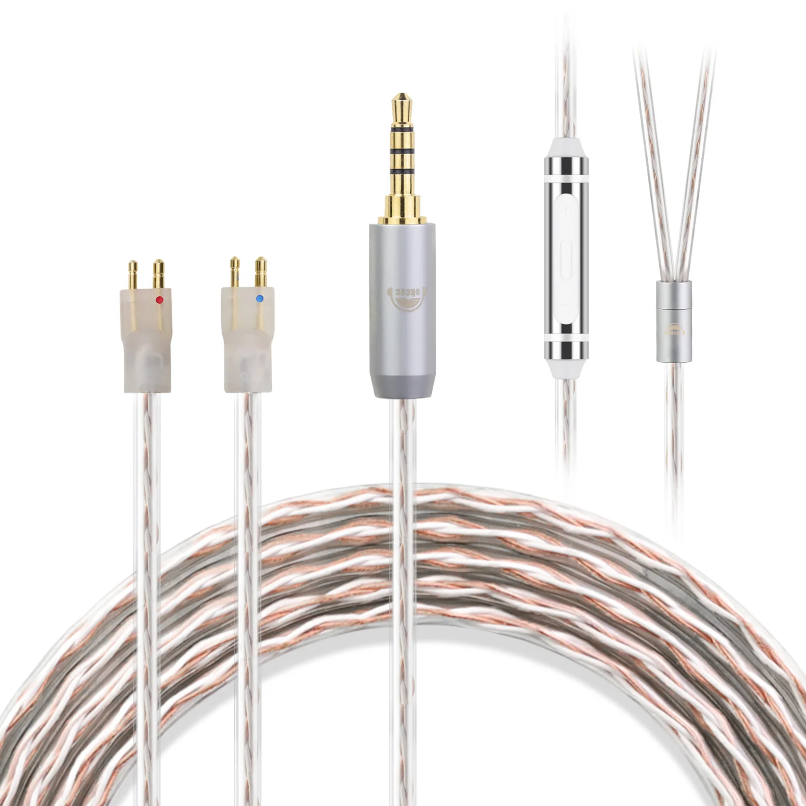 Oksc-バランス型イヤホンケーブル,fitear mh334 mh334sr mh335dw