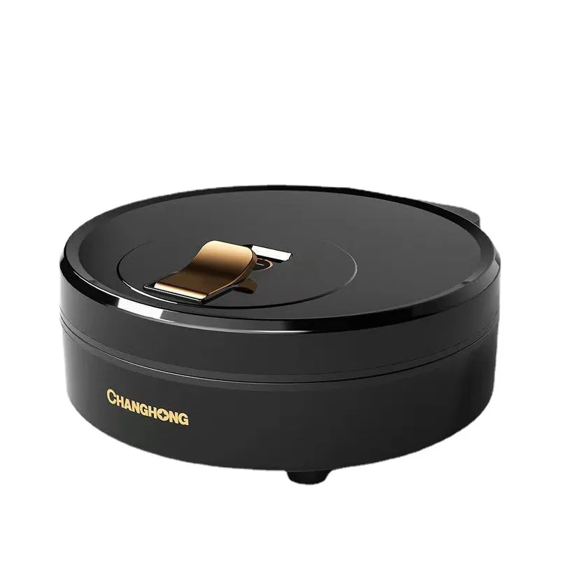 Electric baking pan Skillets 25mm deepen suspension double side heating Non stick coating 30cm diameter Temperature regulation