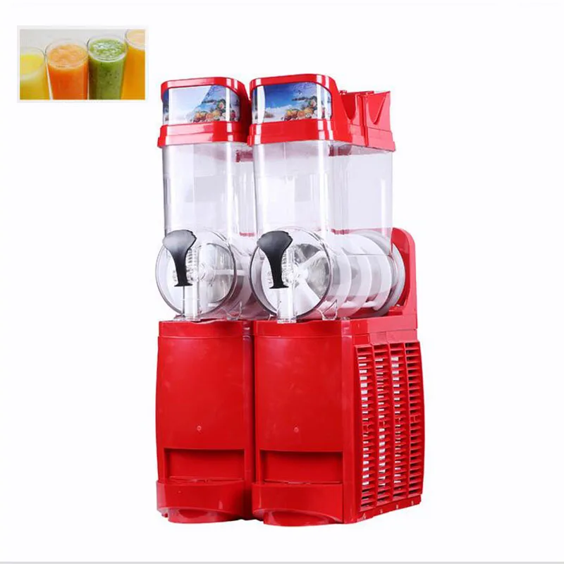 

Snow Melting Machine Commercial Frozen Slushy Three Tanks Juicer Slush Fruit Maker