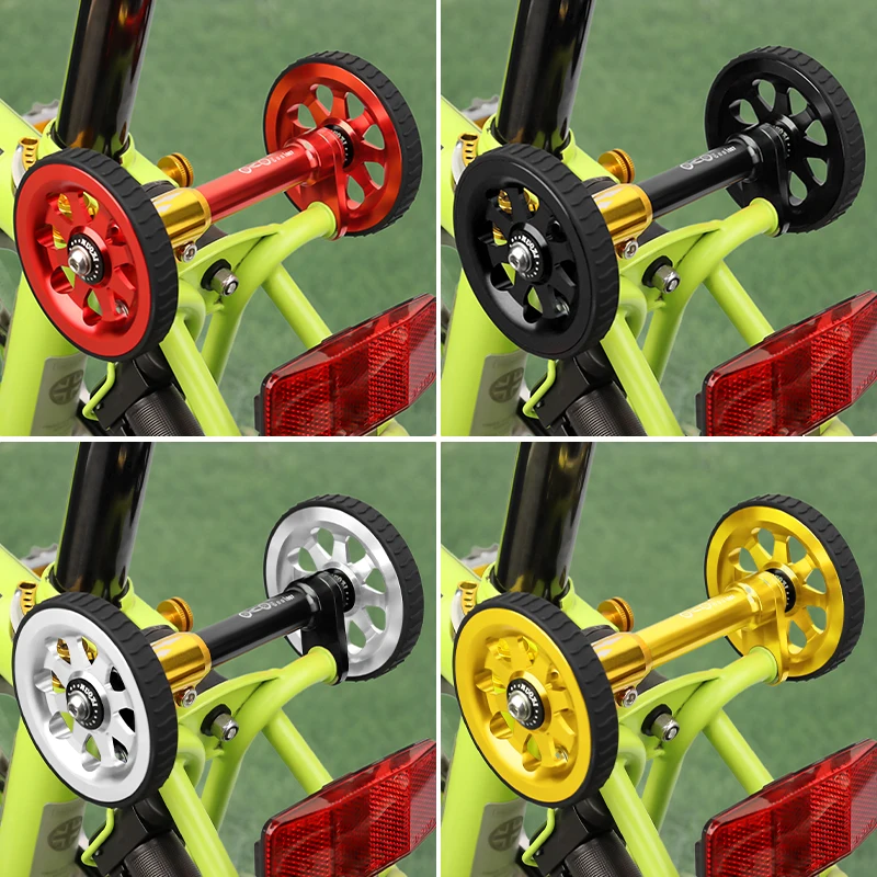82mm Easy Wheel Bike Ceramics Bearing Easywheel Upgraded Widened Design For Brompton Folding Bicycle carbon bike wheelset carbon wheelset bike wheelset