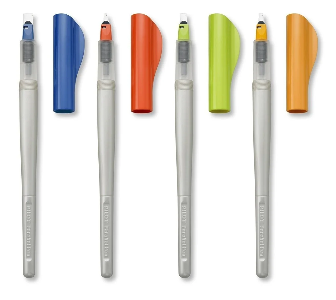 1pcs Japan Pilot Parallel Calligraphy Pen 1.5mm/2.4mm/3.8mm/6mm Lettering Brush Pen with Bundle Ink Cartridge Multi Tool multifunction pen