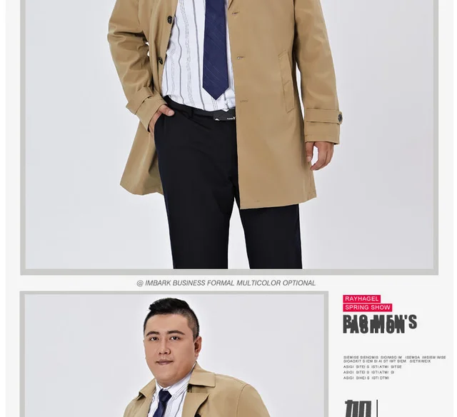 Trench Uomo Lungo Leggero - Impermeabile E Antivento Per Autunno E Inverno - Foto 5