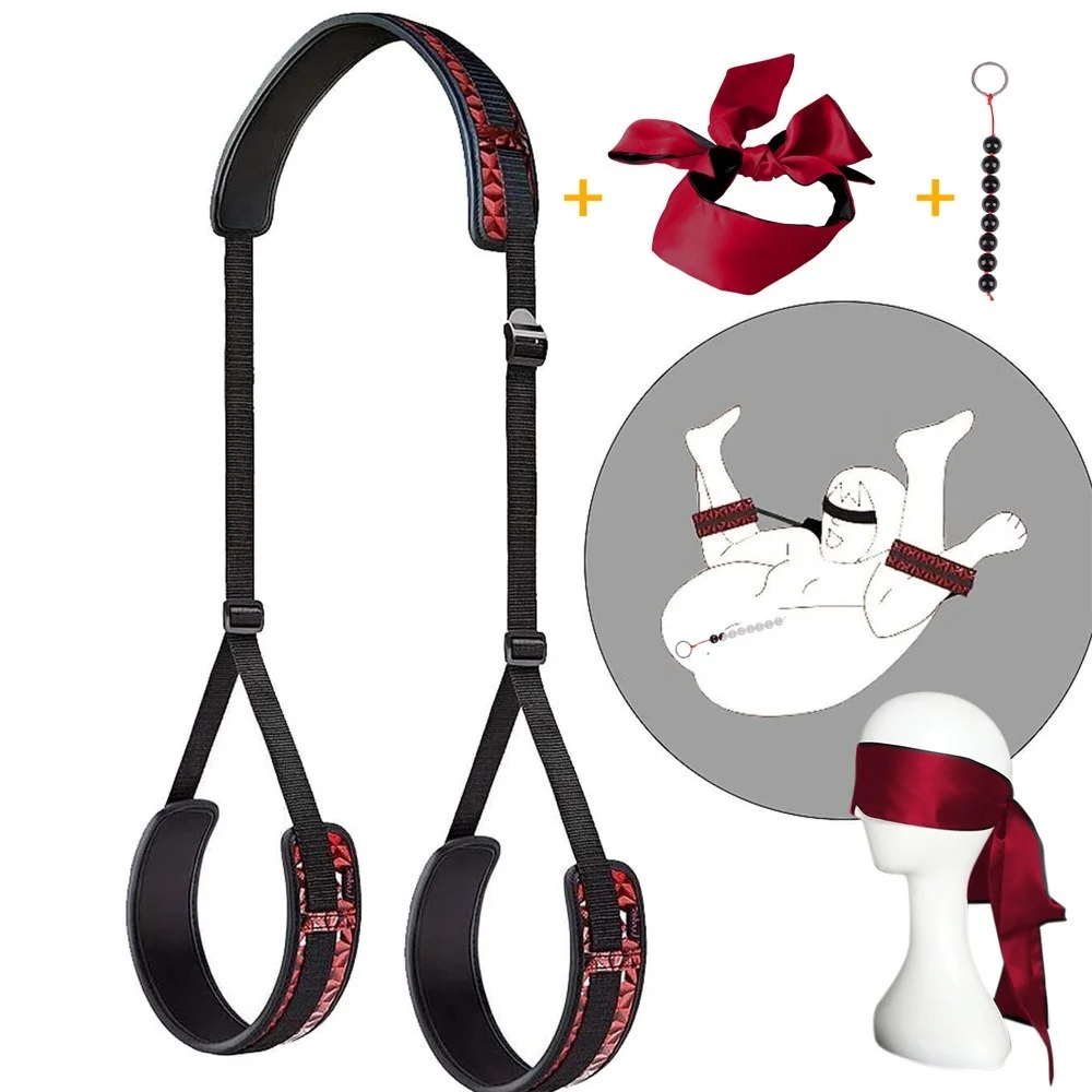 Sex Toys Sex Swings Sex Swing Binding Set Restraint Fetish Toys Women Couple Adult Sex Shop Leg Adjuster Swing Furniture Erotic Sling