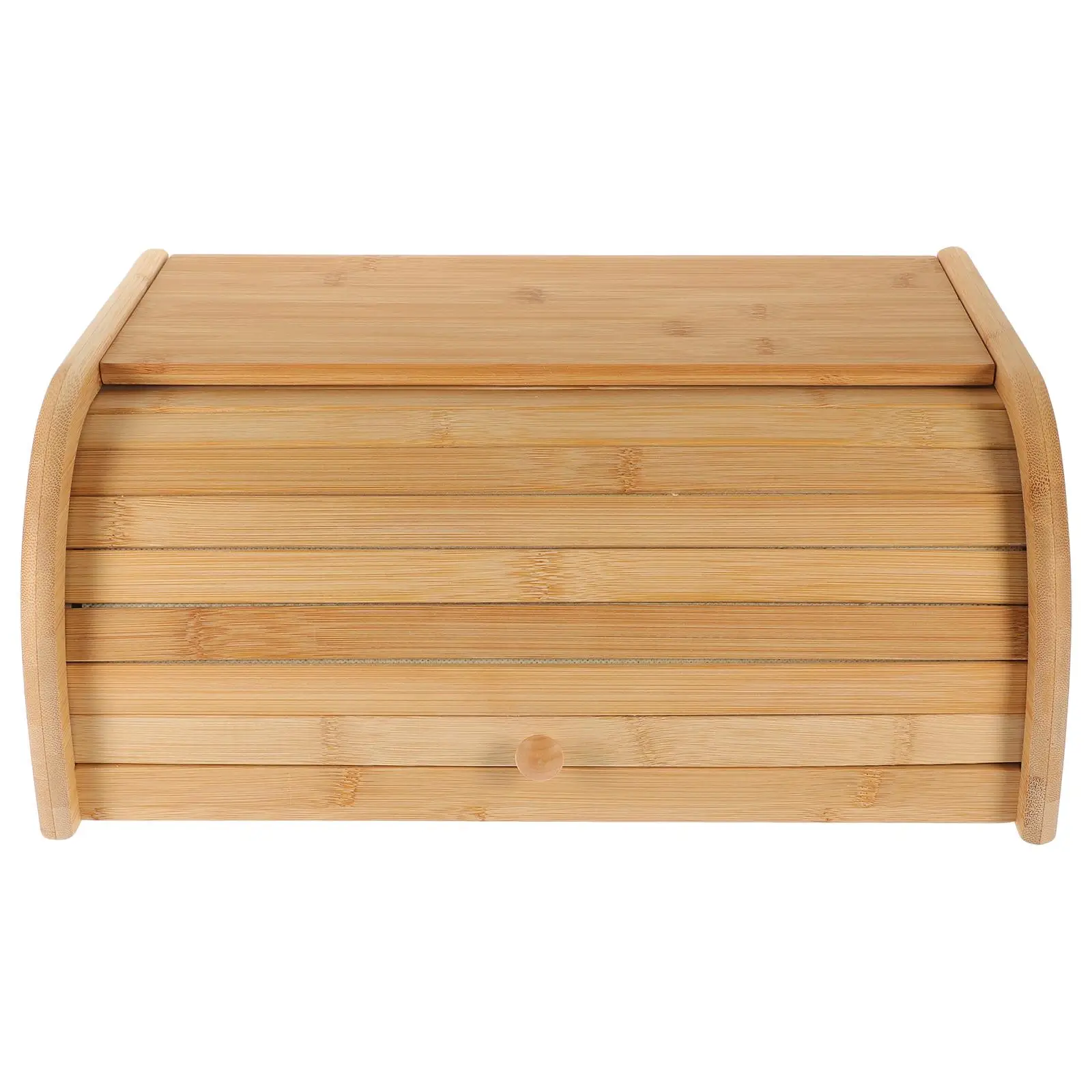 Bamboo Bread Bamboo Bread Box Box Home Kitchen Storage Container Wooden Food Bin Eco Friendly ganizer Case Dessert Plates