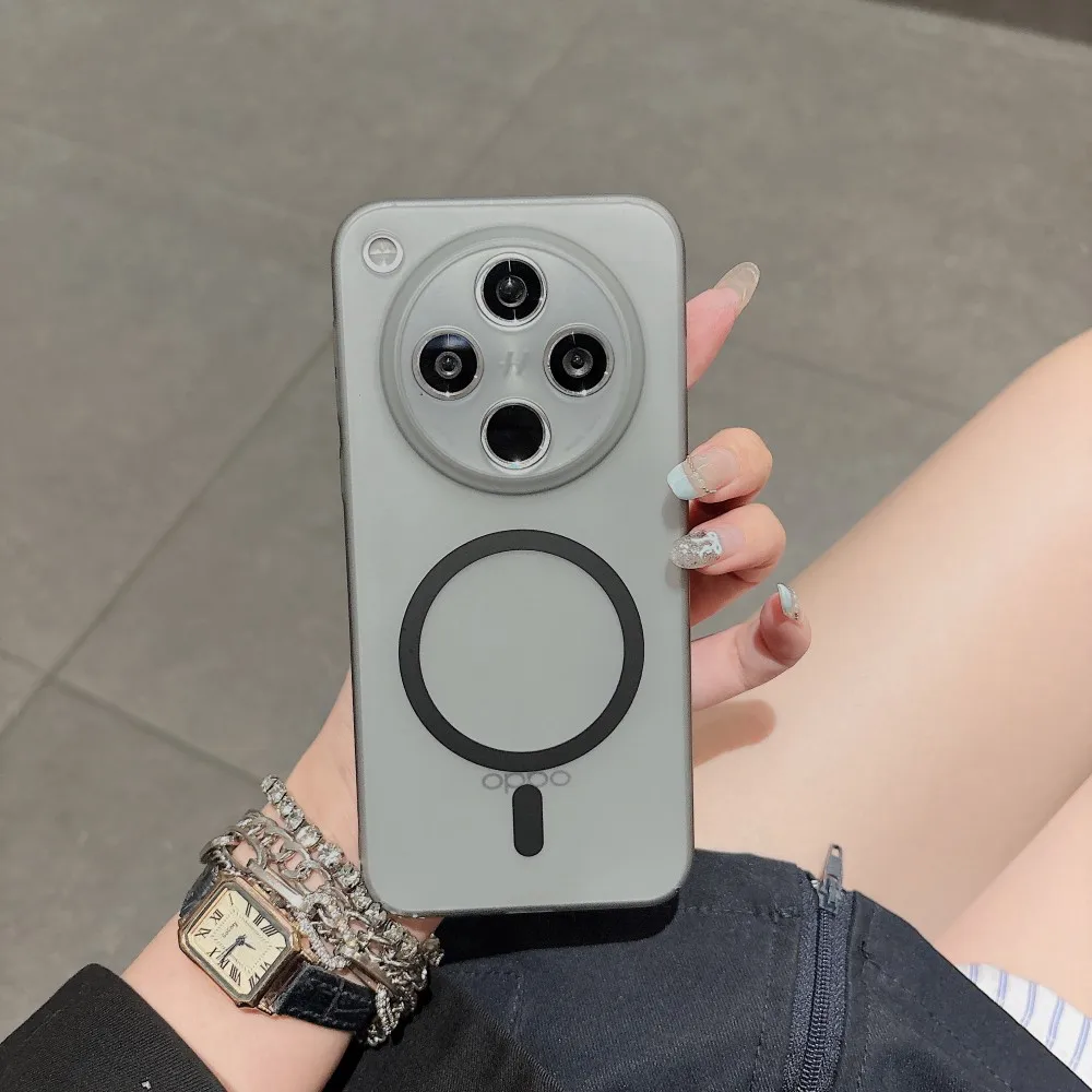 OPPO Find X8 Ultra Transparent Slim Magnetic Protective Case