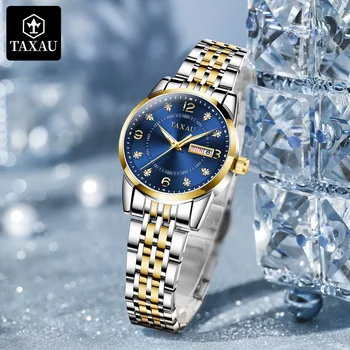 TAXAU Fashion Trend Lady Wrist Watch Waterproof Luminous Elegant Quartz Watches for Women New High Quality Luxury Women Watches