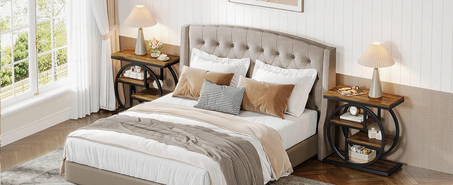 Tribesigns 3-Tier Narrow End Table