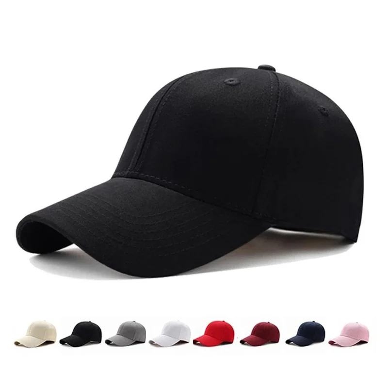 

Summer Solid Color Baseball Caps Twill Plain Soft Top Sports Cap Dad Hats Adjustable Snapback Hat for Men Women Gorras Hombre
