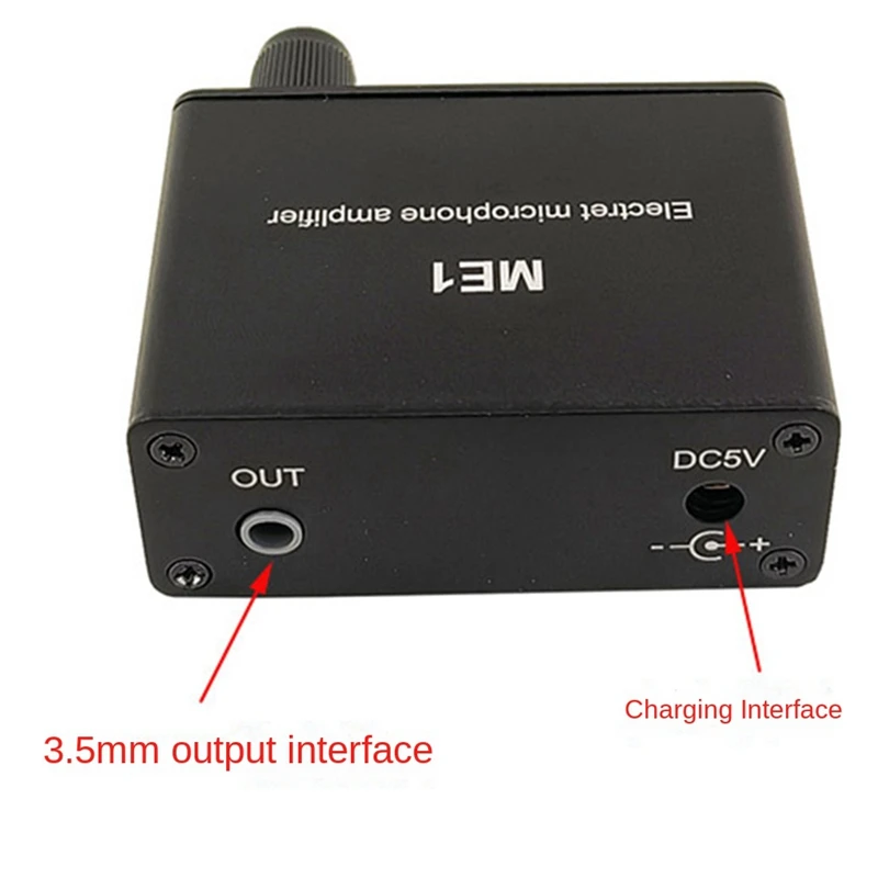 3.5Mm ME1 Condenser Microphone Headphone Amplifier Microphone Amplifier Condenser