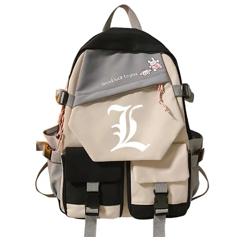 

Anime Death Note L Backpacks Teenarges Back To School Shoulder Bag Girls Boys Schoolbag Unisex Fashion Laptop Travelbags Mochila