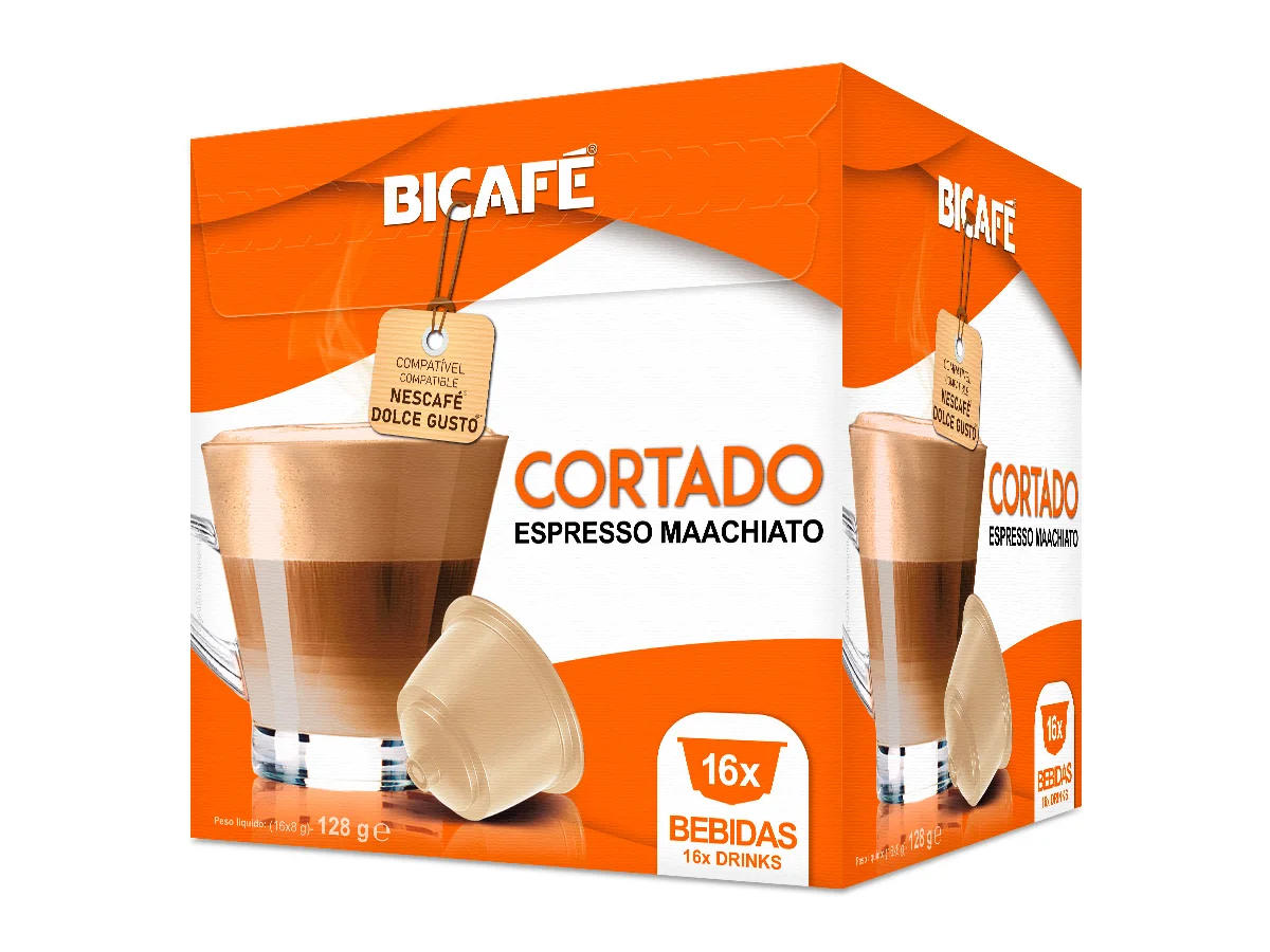 Cápsula De Cortado Bicafé  P/ Máquinas Dolce Gusto*