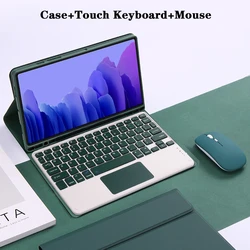 Enhanced Keyboard Case with Detachable Bluetooth and Pencil Holder - Spanish (Dark Green 2)
