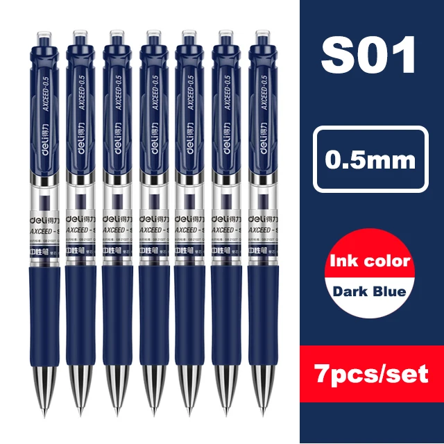 デリジェルペンセット0.5mm弾丸格納式学習ライティング