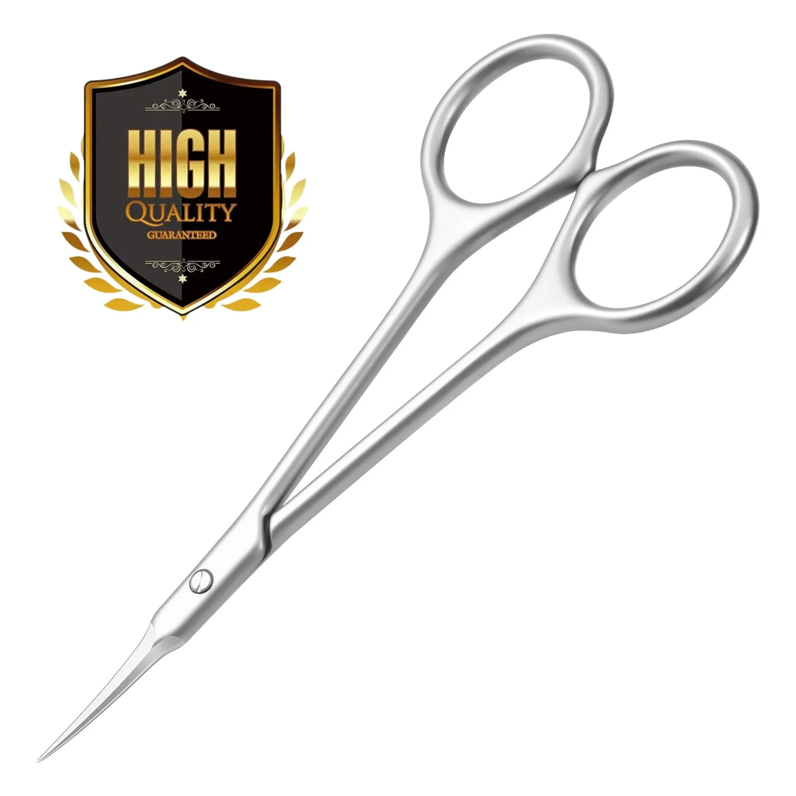 

Cuticle Nail Scissors for Women and Men Curved Stainless Steel with Tip Grooming Blades Manicure Nail Tools for Dry Skin Nails