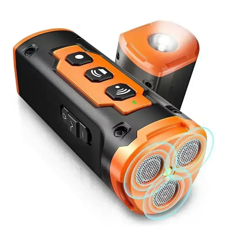 Dispositivo de entrenamiento ultrasónico para perros, repelente de perros recargable de 2000 mAh, dispositivo antiladridos con linterna LED, novedad de 2024