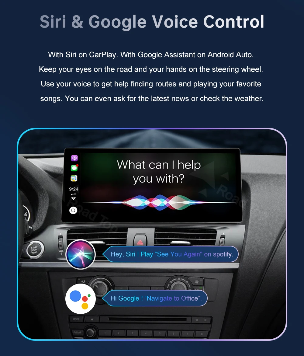 DE Multimedia-Display für BMW X3 X4 F25 F26 2011-2022 CIC NBT EVO Touchscreen Wireless Carplay Android Auto Navigation – Detail 14