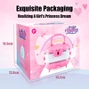 Kids Makeup Kit For Girls Princess Real Washable Pretend Play Cosmetic Set Toys With Mirror Non Toxic Safe Birthday Gifts M714 6