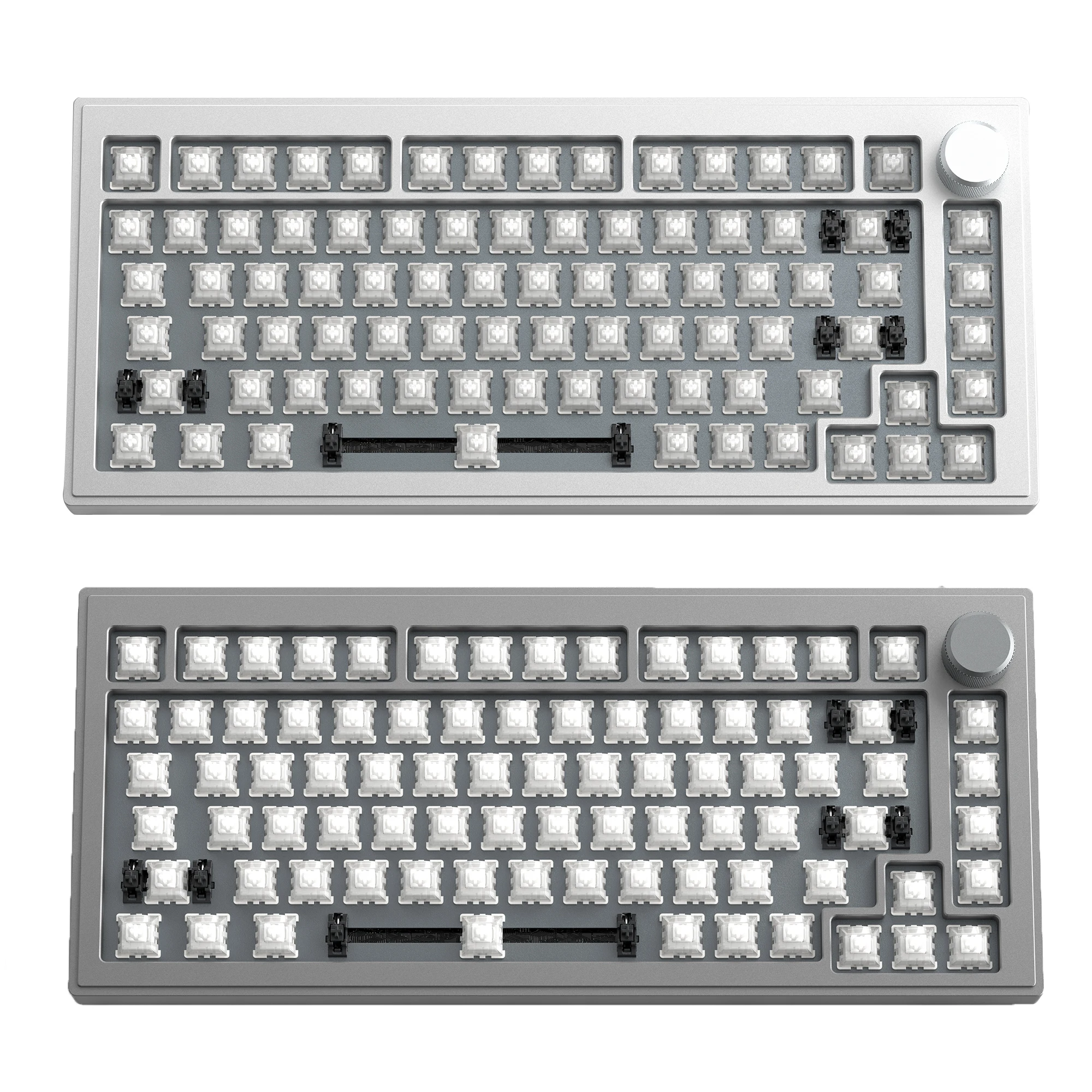 Drukdeer A75 Keyboard Mekanikal pemicu cepat, tata letak 