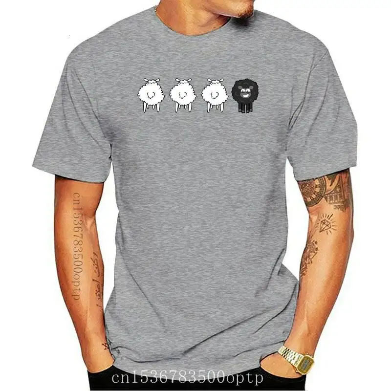 

New Harajuku Korean Cartoon Basic Top Creativite Sheep Graphic Tee 100%Cotton Cute Plus Size 5XL T Shirt Casual Women Print T-sh