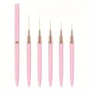 Nail Art Liner Brushes Set Elongated Lines Striping Drawing UV Gel Painting Nail Design Pen Professional Manicure Tool 1