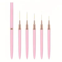 Nail Art Liner Brushes Set Elongated Lines Striping Drawing UV Gel Painting Nail Design Pen Professional Manicure Tool 1