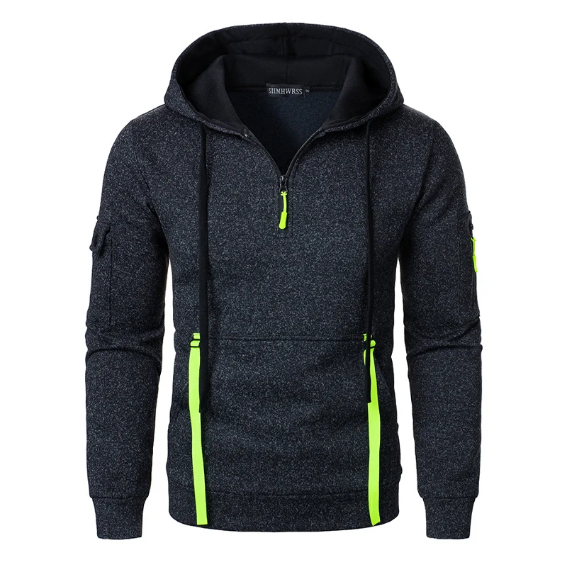 Animal Game Men's Casual Jacket Hoodie Zipper Sweatshirts for Men Oversize Pullover Winter Warm Work Coat Outdoor Tracksuit Men