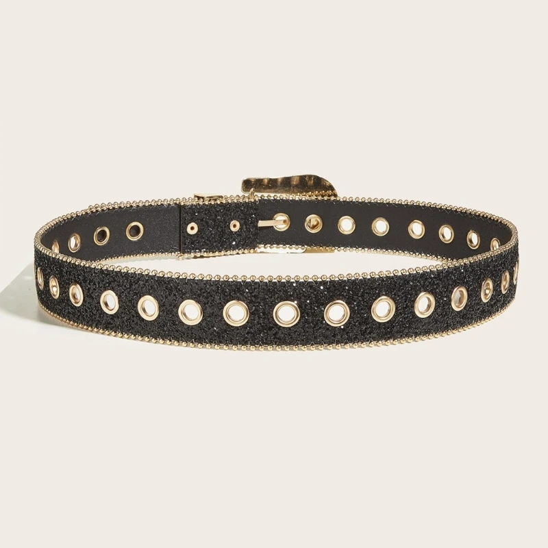 Texwood men's casual and sports wear store, summer beach clothes, men's leather fashion, jewelry, sunglasses Shinning for rhinestone Belts Women PU Leather Western Y2K Girls Belt for Jeans Men