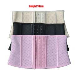 7 inch Latex Waist Trainer Corset for Women Steel Bone Body Shape Slimming Belt Shaperwear Short Torso Fajas
