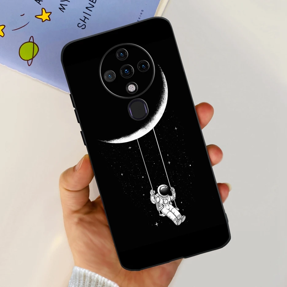 Cute Fashion Painted Soft Silicone Phone Case with Bumper 6.8