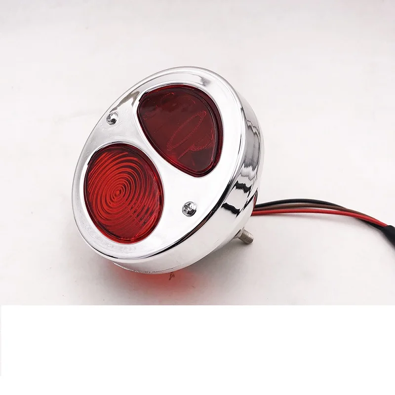 Lampadina Fanale Posteriore ROSSA Per Moto – Freno E Indicatore Direzione 12V Per Harley, Chopper, Bobber