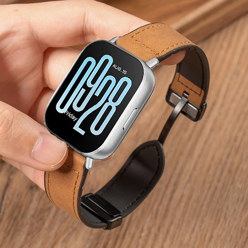 Magnetic Leather Strap, 22mm - Premium Wristband Bracelet