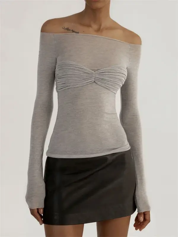 Trendix See Through Sexy Bodycon Bodysuit Lingerie Women 2024 Long Sleeve Mesh Body Top Fashion Twist Backless Tees Bodysuits - Image 15