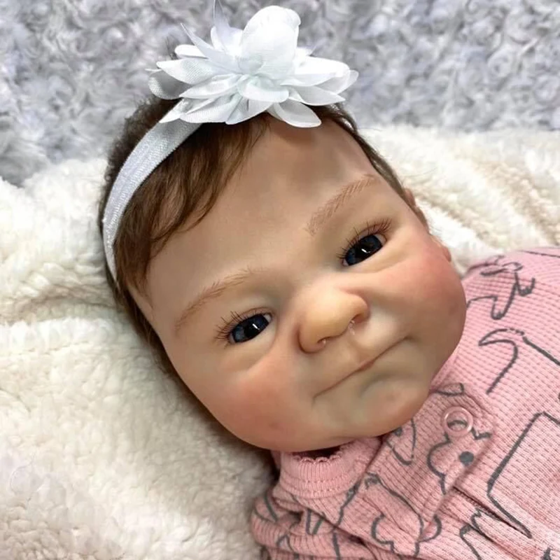 Boneca Bebê Reborn Malkitoys Prematuro Silicone Cauã 25cm - Malki toys