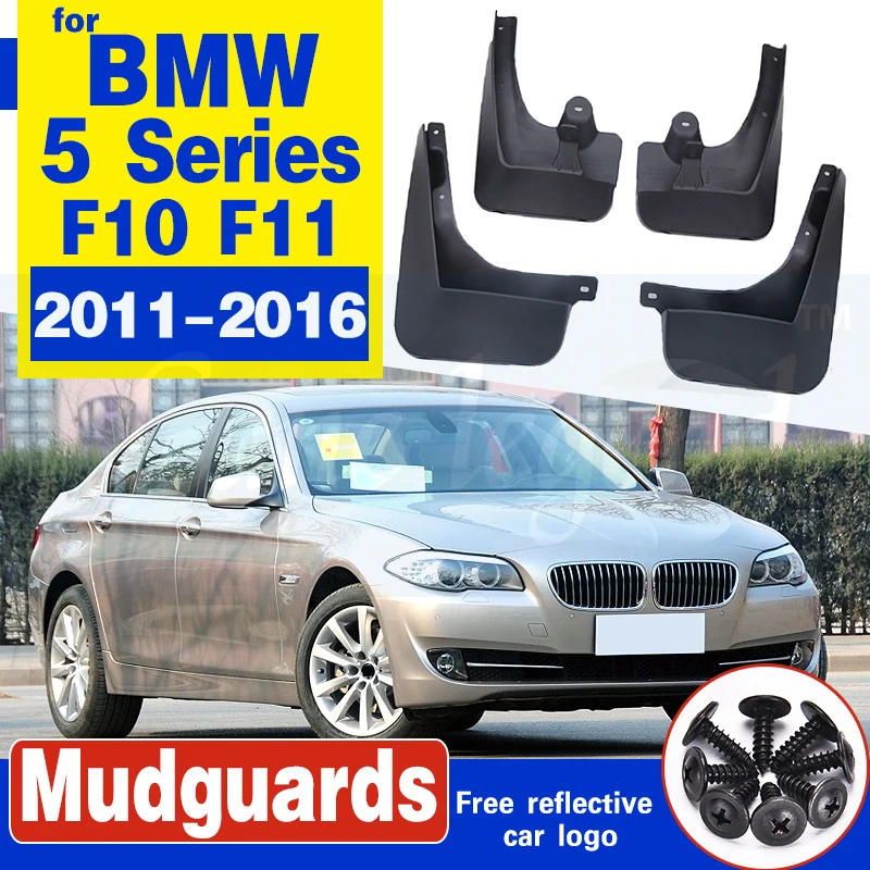 

Car Front Rear wheel Mud flaps for BMW 5 series 2011-2016 F10 F11 mudguard fender mudflap splash guards car accessories