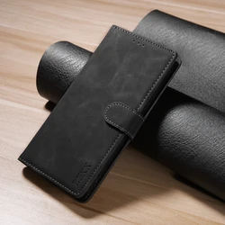 Premium Magnetic Flip Leather Wallet Case with Card Slot and Stand Feature for iPhone XS (Black)