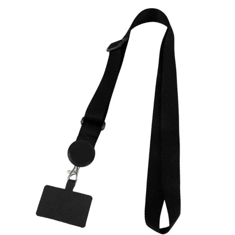 Long Crossbody Phone Lanyard Adjustable Neck Strap Wide Cloth Neckband Strap Rope Hanging Anti-Lost Phone Lanyard