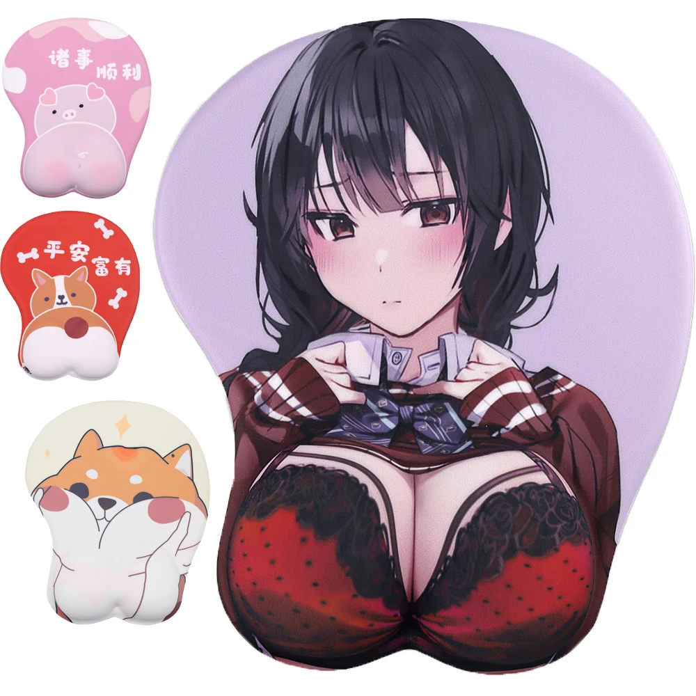 

Soft 3d Memo Pad Gaming Mousepad Desk Mat Soft Wristband Pad Mousepads For World Of Warcraft Anime Sexy Gamer Play Carpet Rest