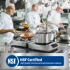 1800W NSF Certified Commercial Range Powerful Countertop Burner Pro Chef Professional 2
