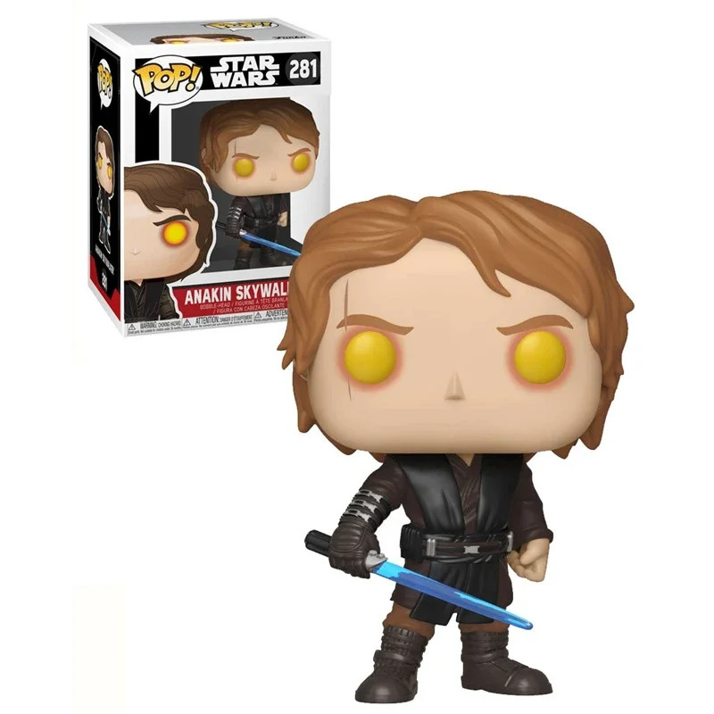 Funko Pop Nuovo Arrivo Anakin Skywalker #281 Dark Action Figure Anime Model Pvc Collection Toys For Children Gifts