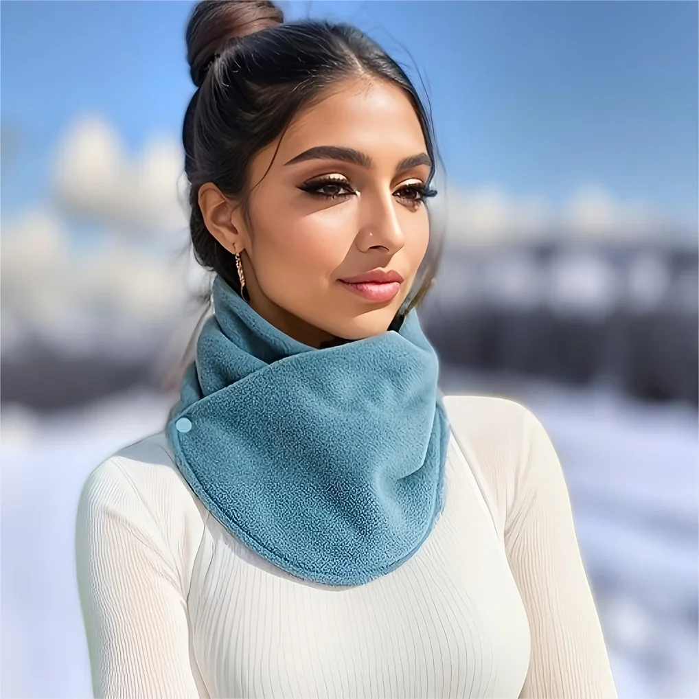 Merino Wool Scarf Winter Neck Protection Cycling