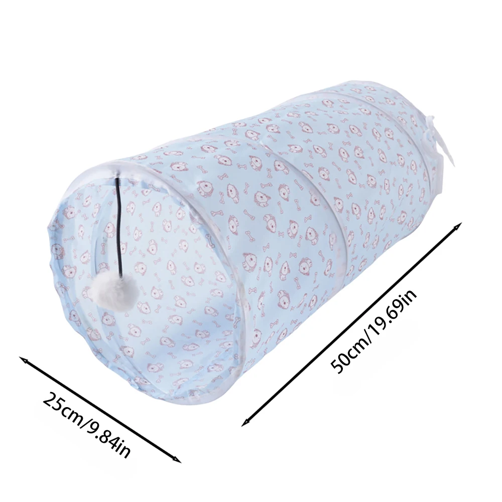 Cat Tunnel Tube Foldable Cat Toys Kitty Training Interactive Fun thumbnail 6