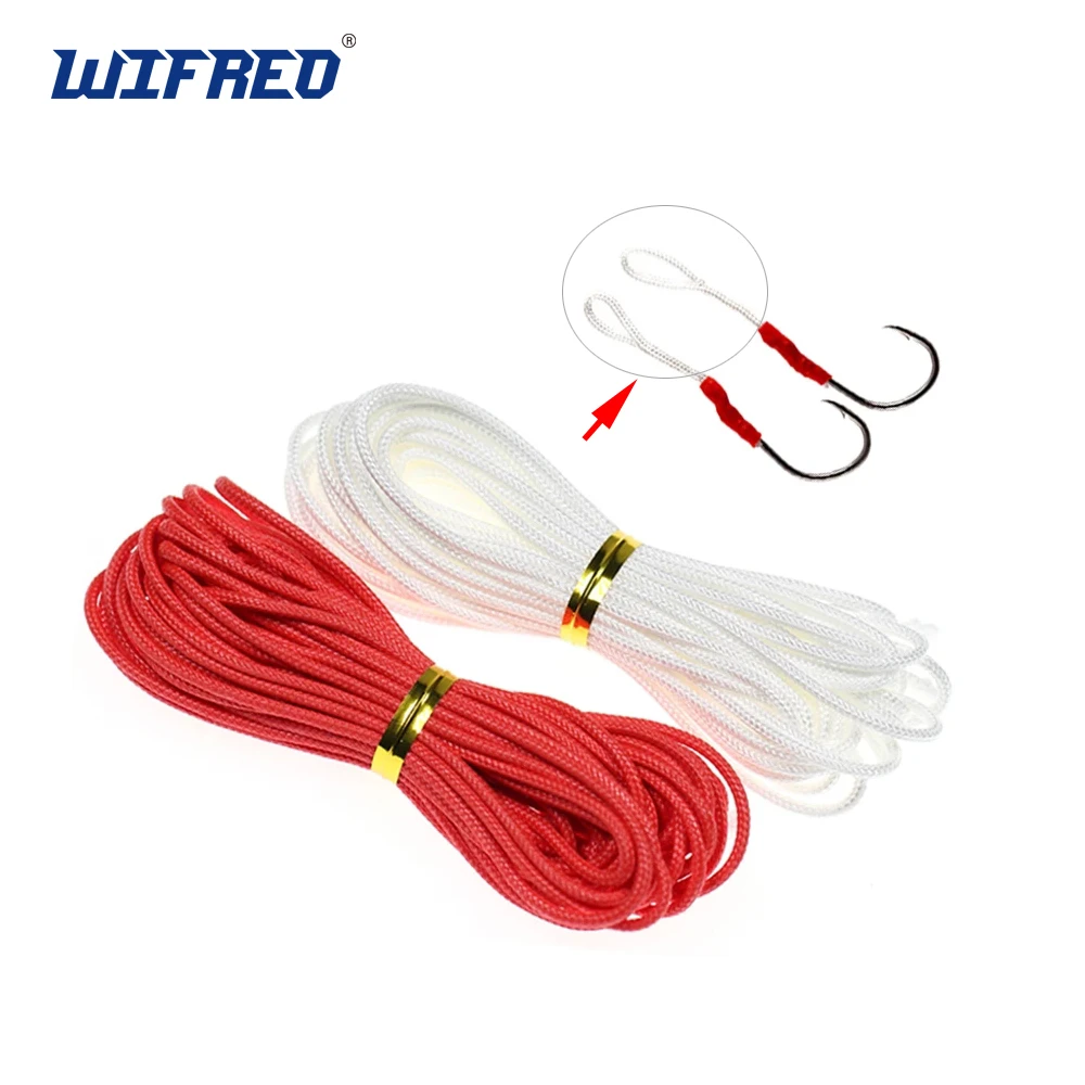 Wifreo 5M 90/120/150LB PE Braided Fishing Assist Line Stainless Steel