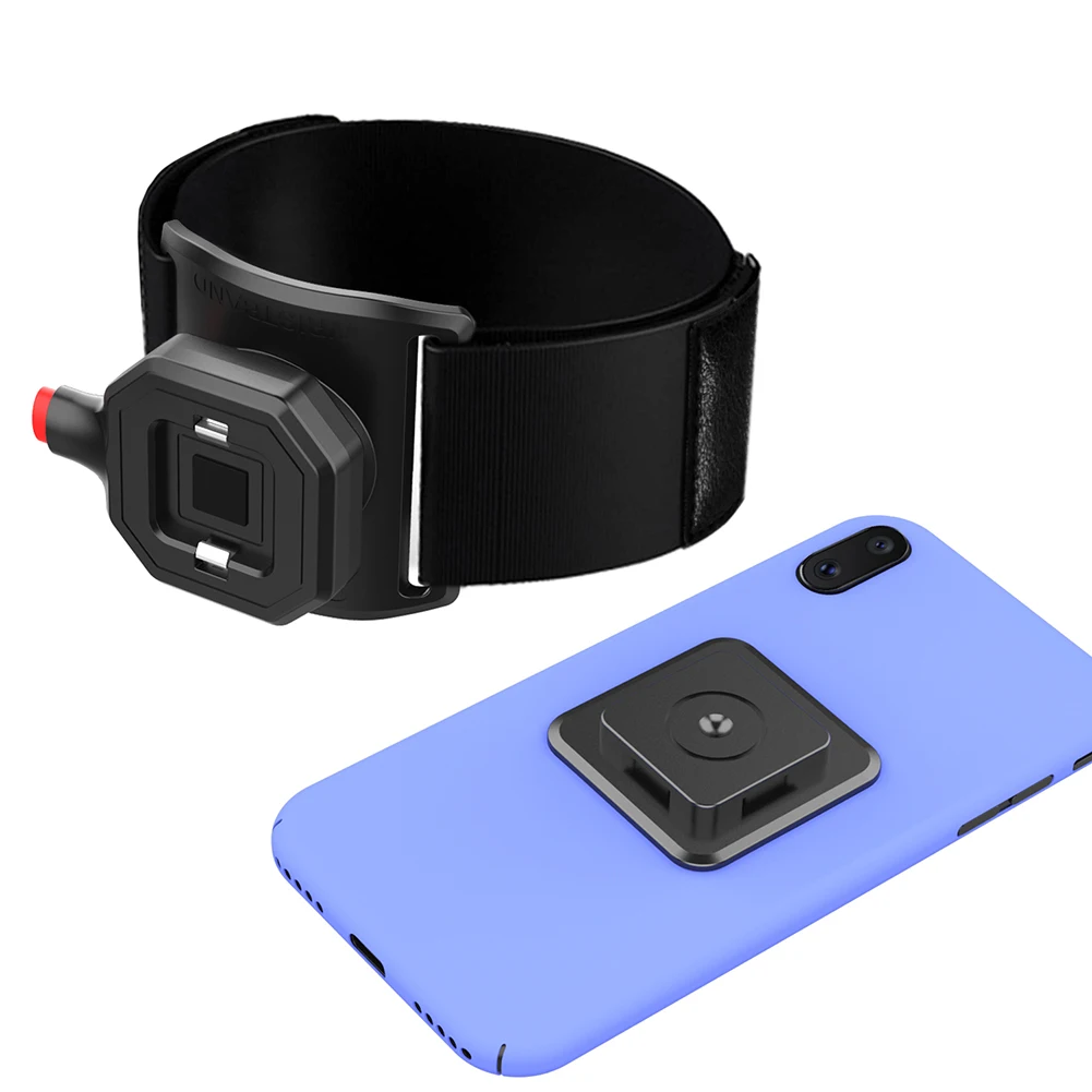 Wrist Band Cell Phone Holder Mobile Phone Wristband One-key Lock And Take Universal Wrist Strap Phone Holder For Running Cycling image_2