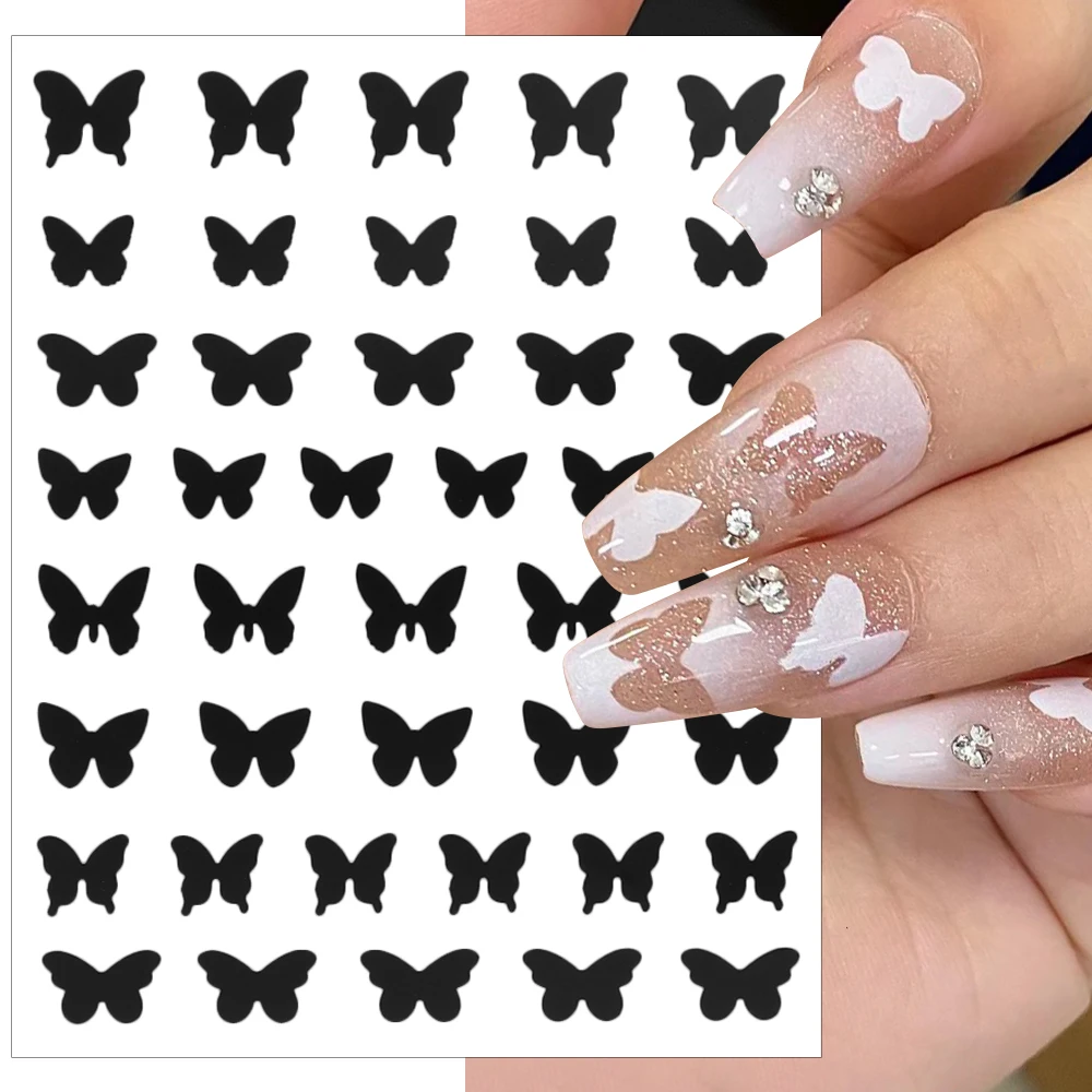 Love Airbrush Nail Art Stencils Sticker Heart Butterfly Number Design  Prints Decals Template Airbrush Nail Salon Supply 1PCS - AliExpress