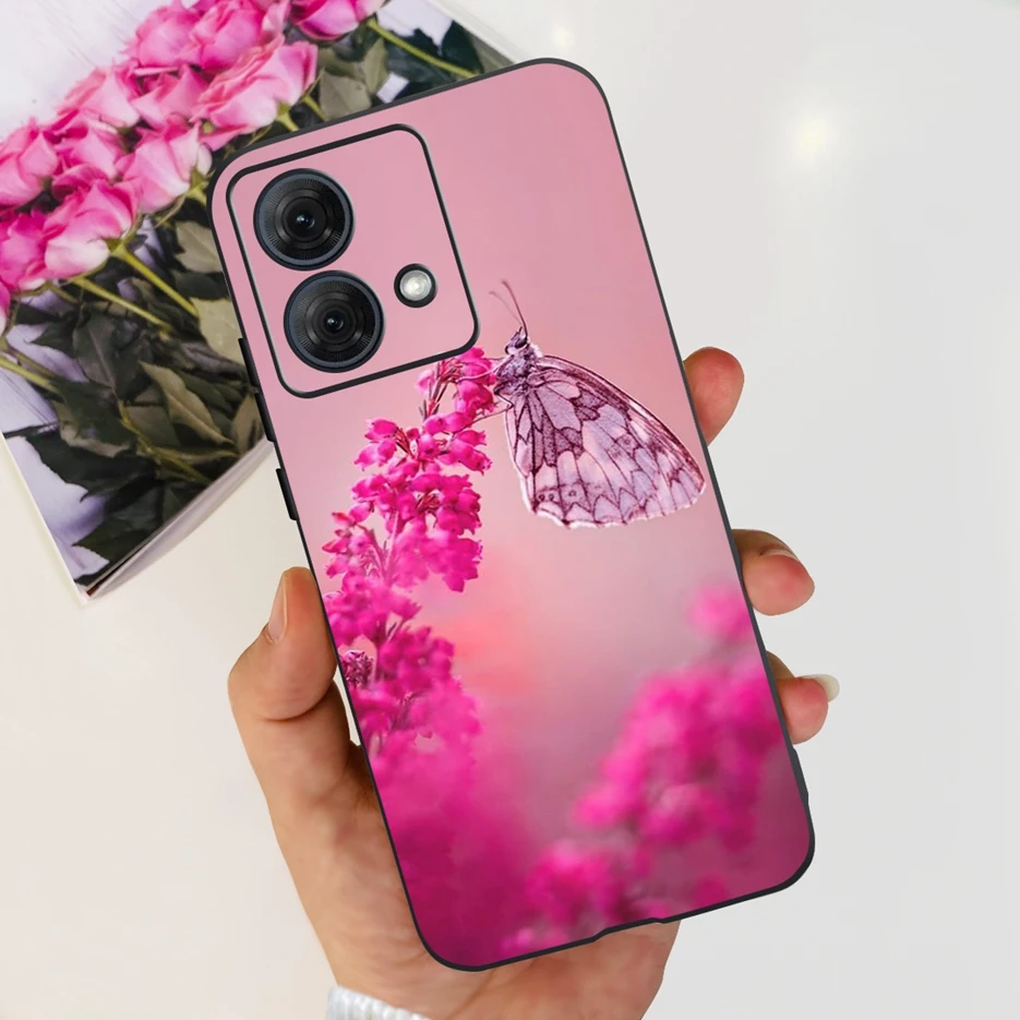 Fashionable Floral Painted Soft Silicone Phone Case - 2023 New Design Cover with Bumper Protection