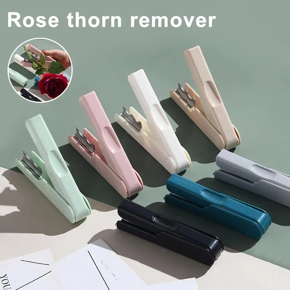 

Rose Thorn Stripper Auto Buckle Finger Groove Portable Gardening Pliers Flower Stem Home Leaf Supplies Remover Accessories C7L9