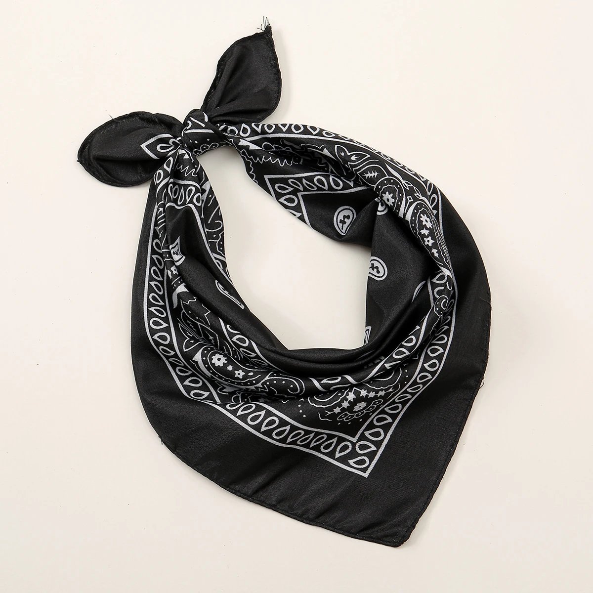 54cm*54cm Fashion Cotton Hip Hop Head Scarf Paisley Square Scarves Headwear Bandanna Hair Band Neck Wrist Wrap Band Accessories 6
